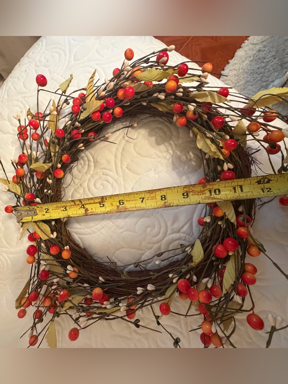Fall Berry Grapevine Wreath - Picture 6 of 6
